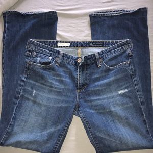 AG Angel bootcut jeans.